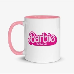 Barbie The Movie Logo Pink Mug